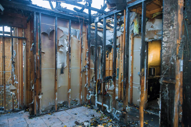 Professional Smoke Damage Removal technician working in Angier, NC